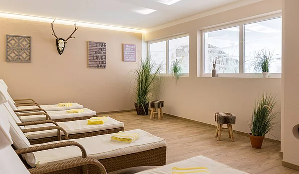 Ruheraum im Wellnessbereich