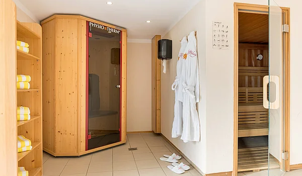 Sauna in der Residenz Sonnenhang in Hopfen am See